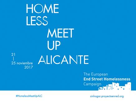 Personas sin hogar Alicante proyecto Home less meet up Alicante