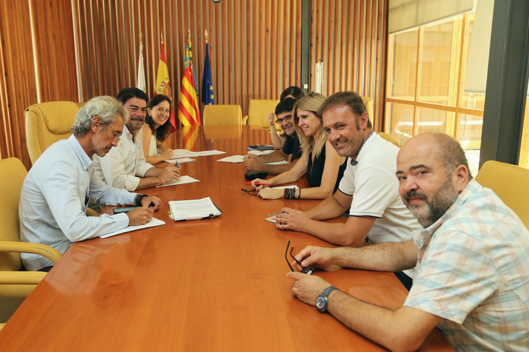 Portavoces grupos políticos Alicante PP PSOE Cs Guanyar Compromís (2)