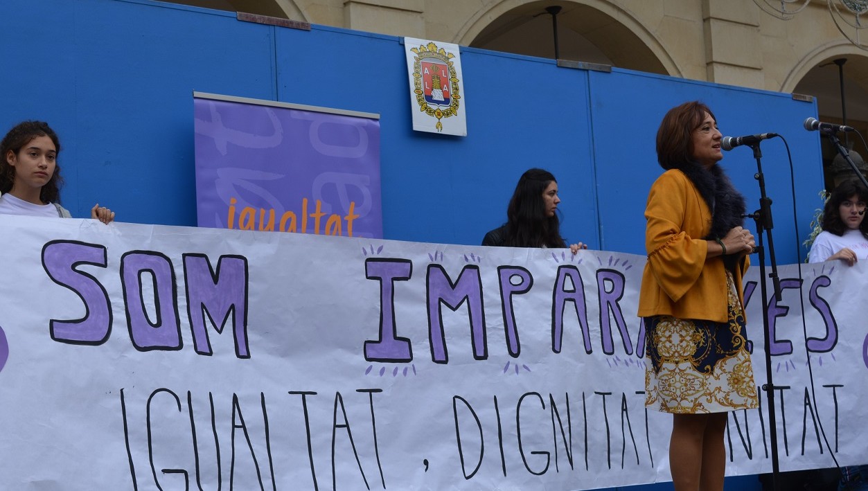Acto violencia machista Alicante (1)