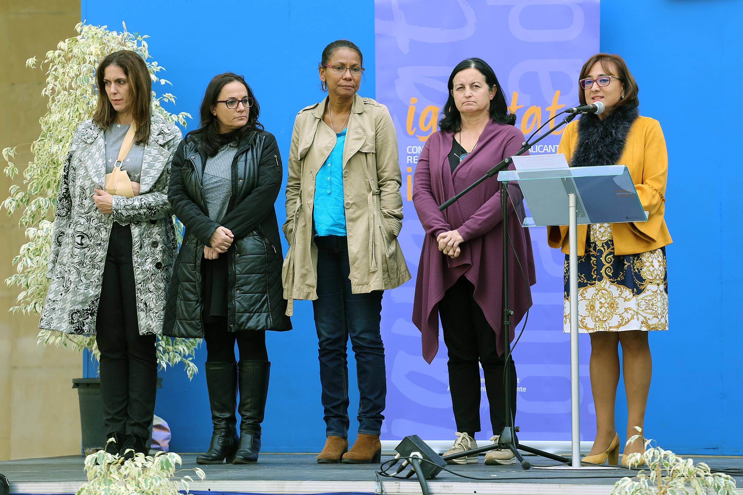 Acto violencia machista Alicante (2)