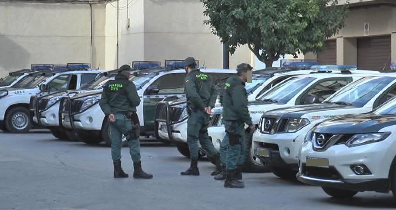 cruz de los caídos Callosa Guardia Civil