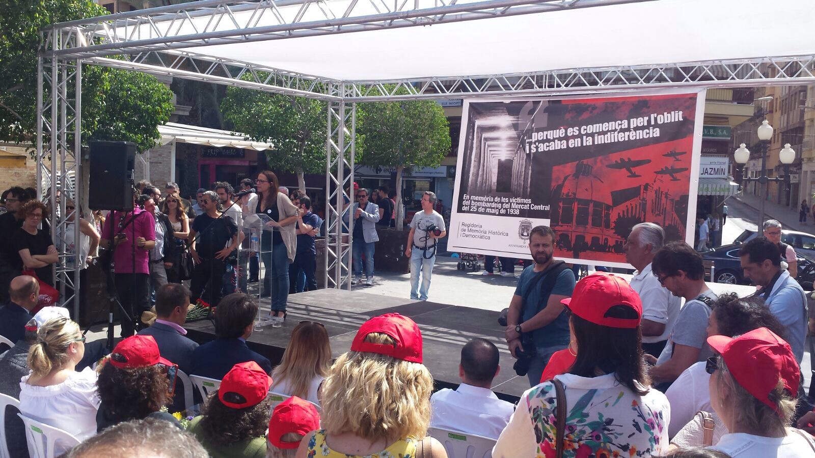 Conmemoració bombardeig Mercat Central 2017