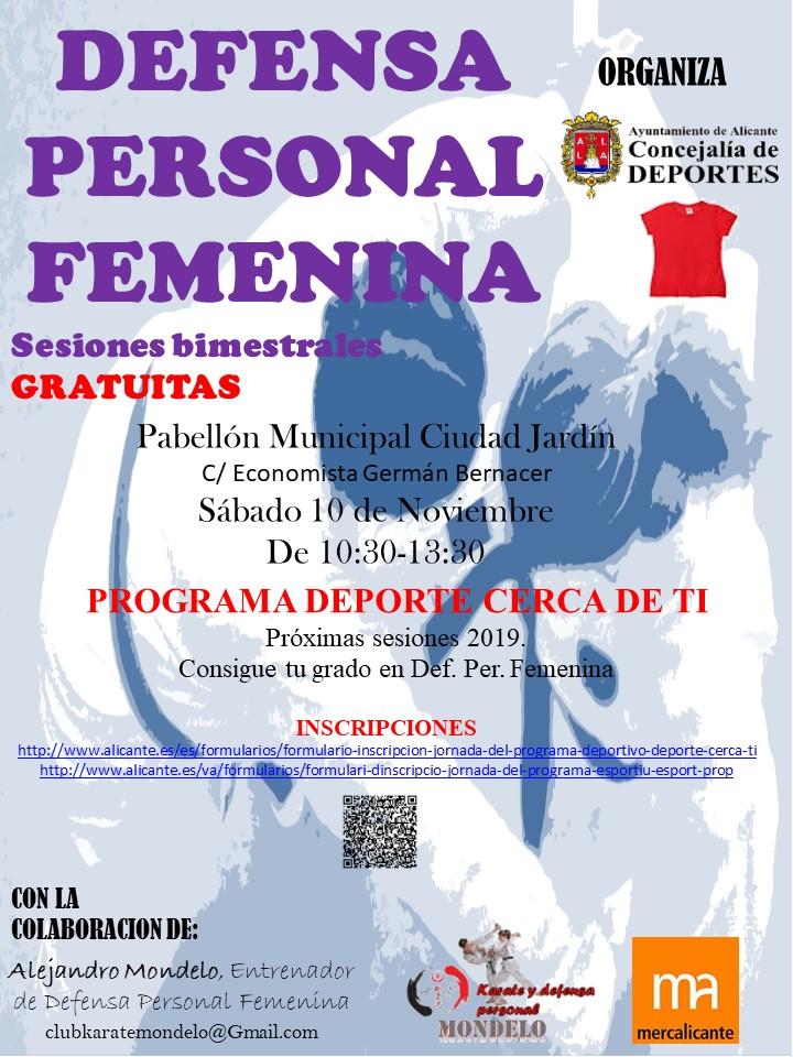 29 Oct 2018 CARTEL defensa-personal.jpg