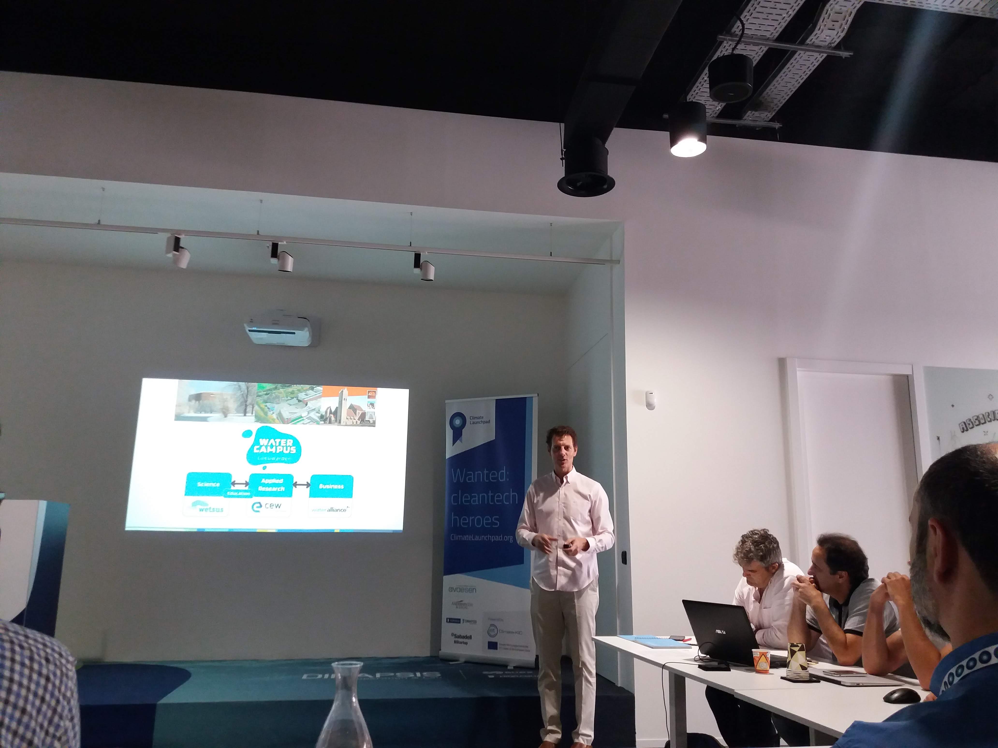 Dinapsis hidraqua Aguas de Alicante encuentro Climate Launch Pad (1)