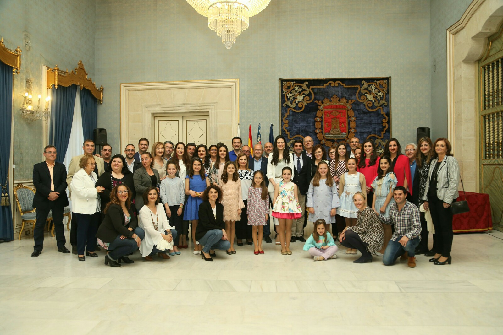 Recepción Bellezas Foc Alicante Luis Barcala alcalde (9).JPG