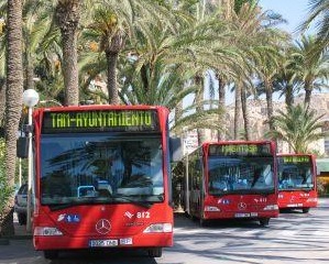 autobuses alicante bus Navidad