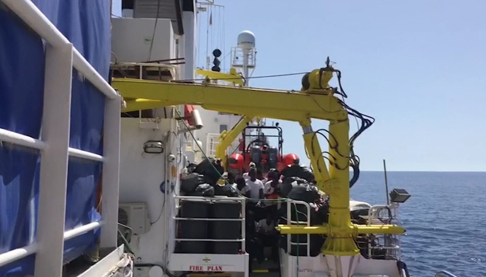 Aquarius refugiados inmigrantes