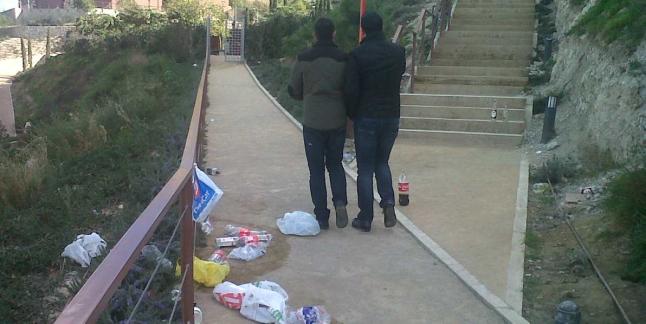 barrio santa cruz botellón casco antiguo castillo