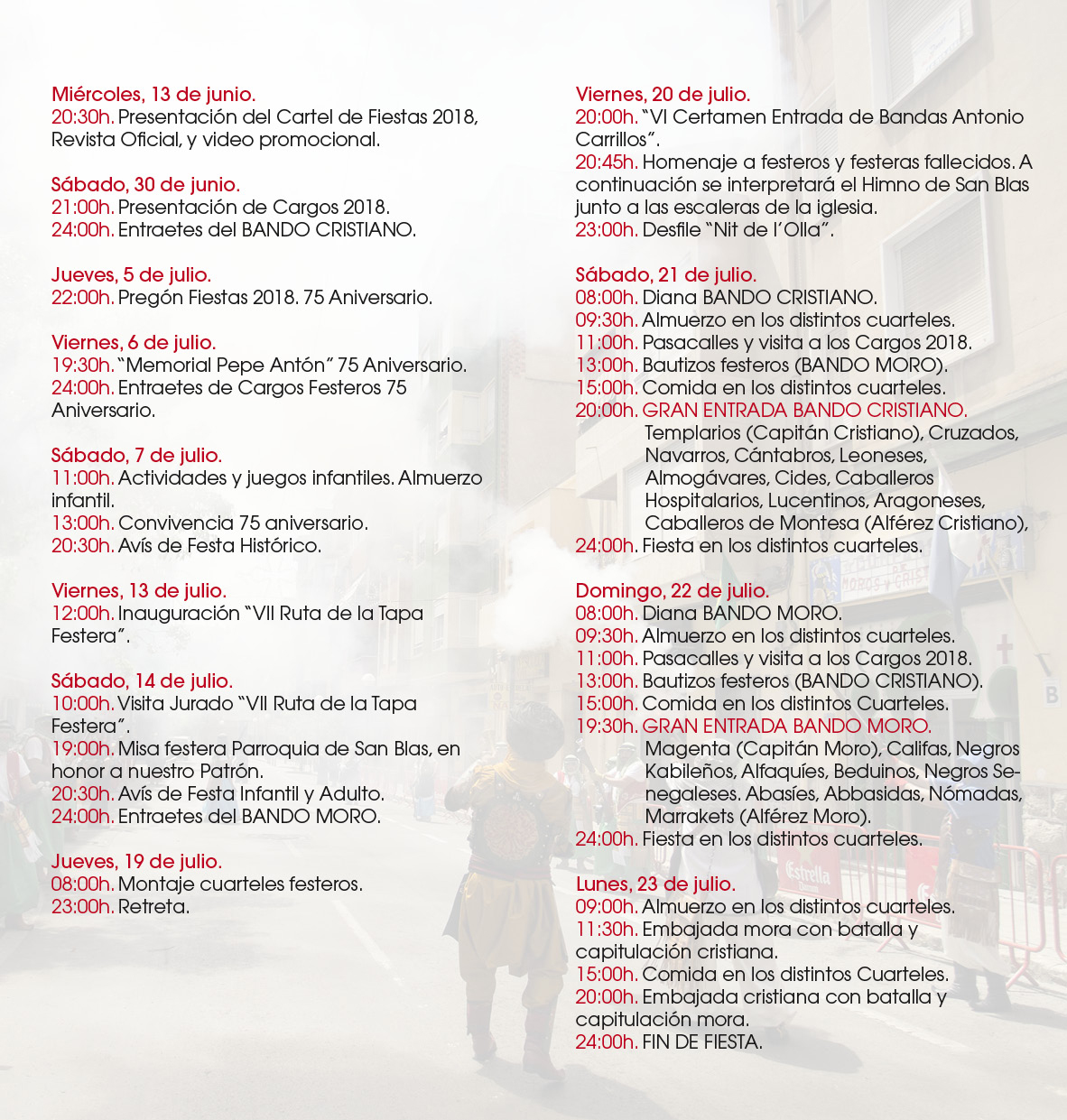 Programa de Fiestas 2 20182