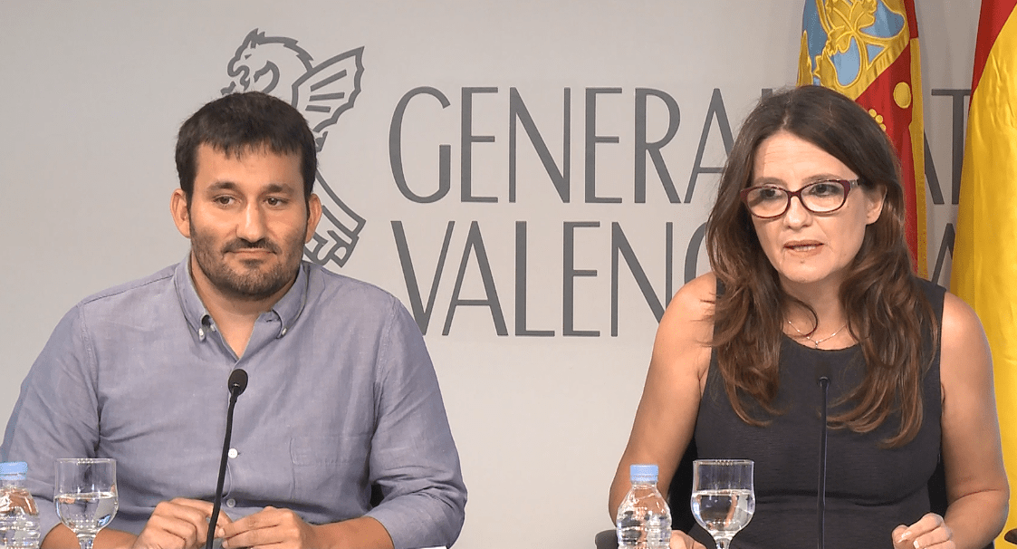 Vicent Marzà y Mónica Oltra 2