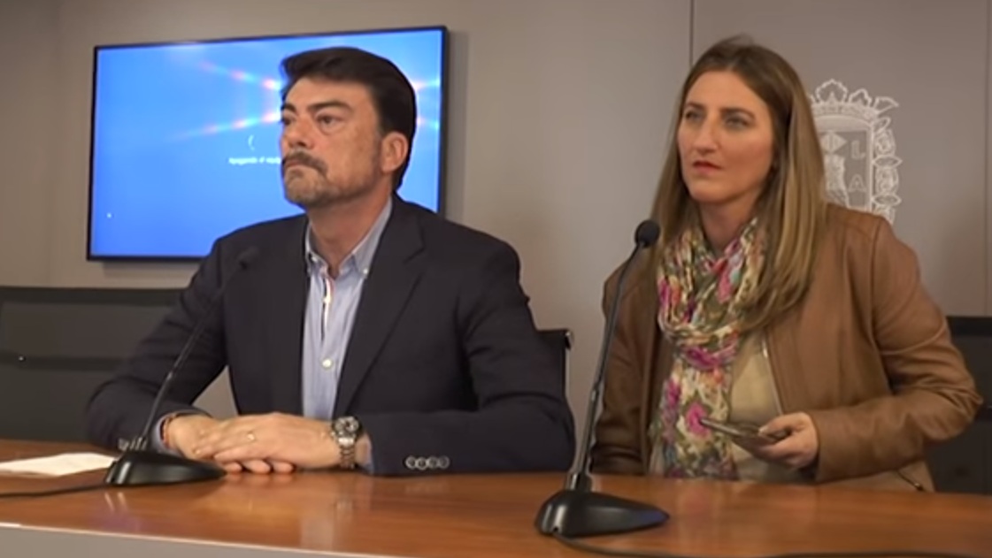 Luis Barcala y Mª Carmen de España PP Alicante