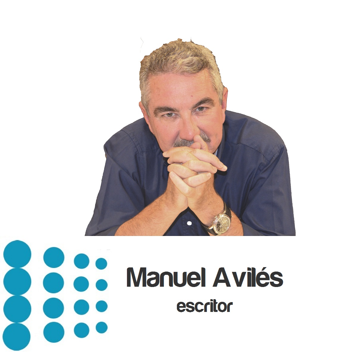 Manuel Avilés, escritor fondo blanco OPINIÓN