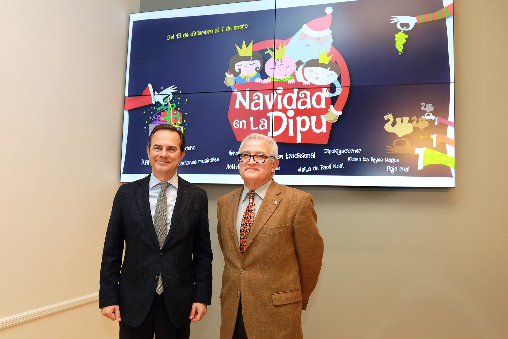 121217 R.P Actividades de Navidad Carlos Castillo y Cesar Agusto Asencio prensa 2