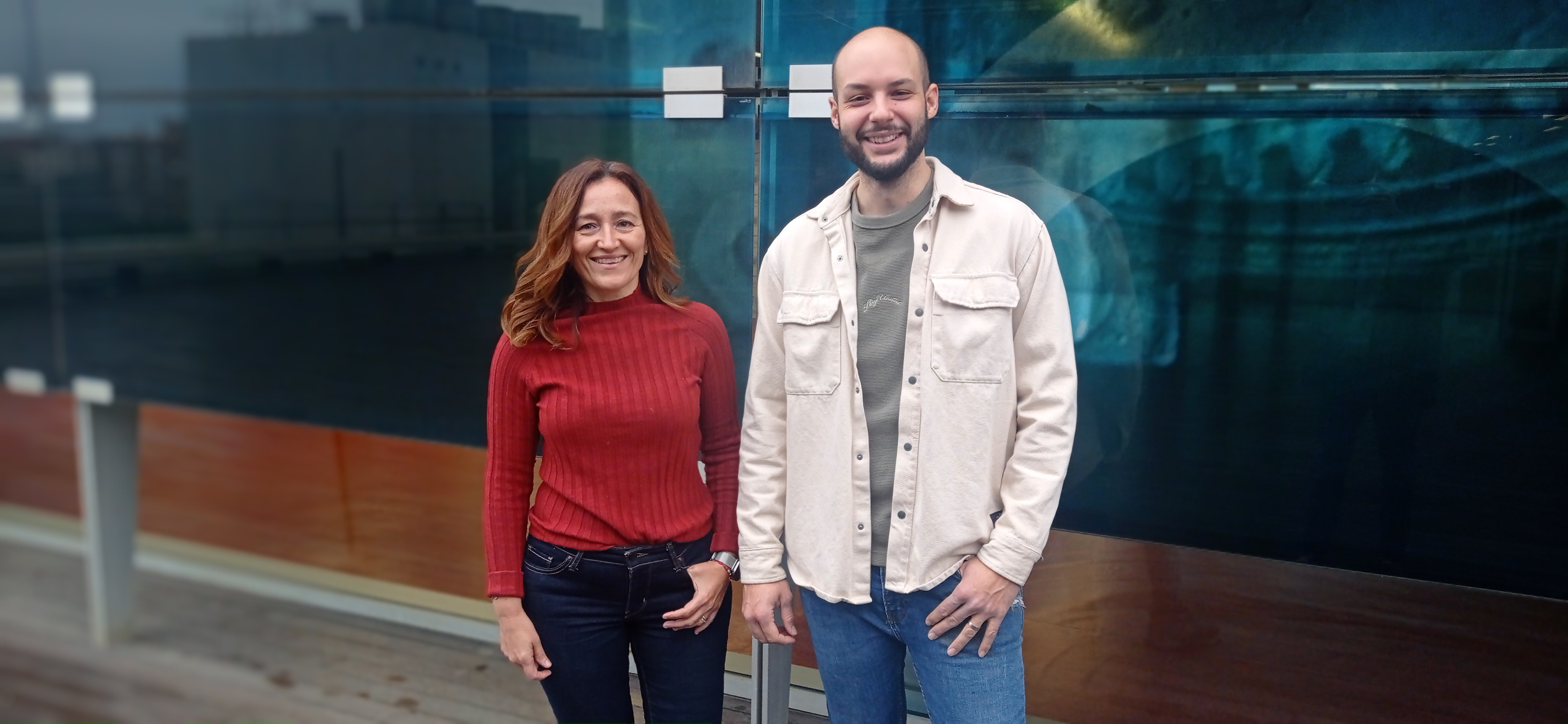 Valery Naranjo y Adrián Colomer. UPV