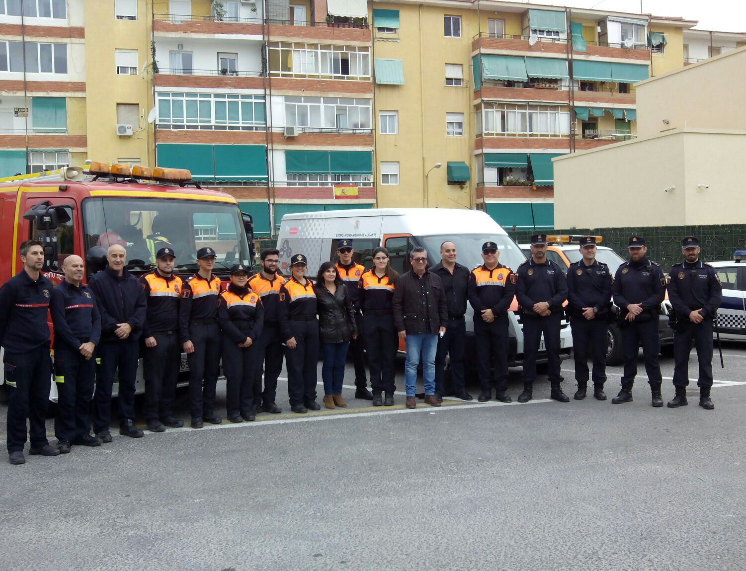 Policías y bomberos Alicante