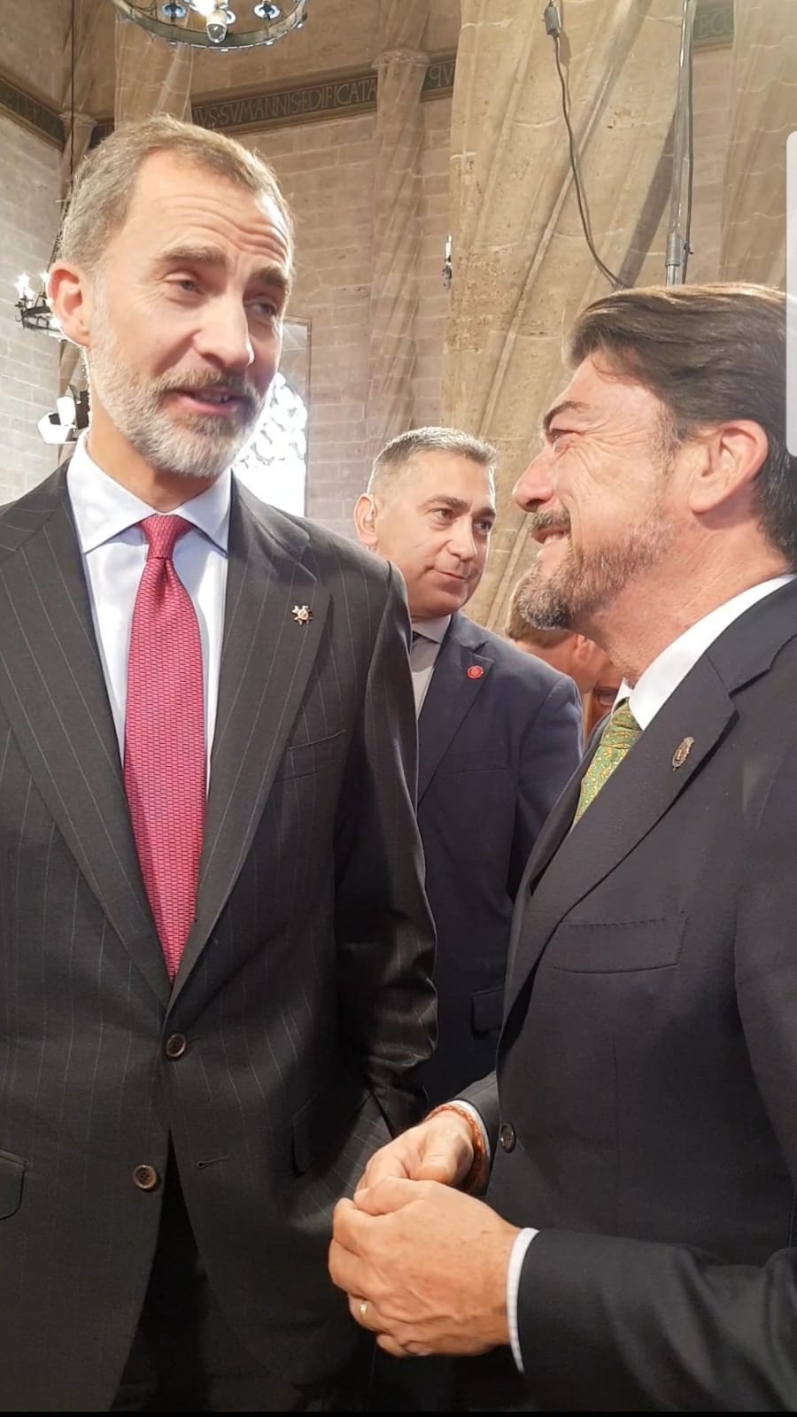 Luis Barcala y Felipe VI 2