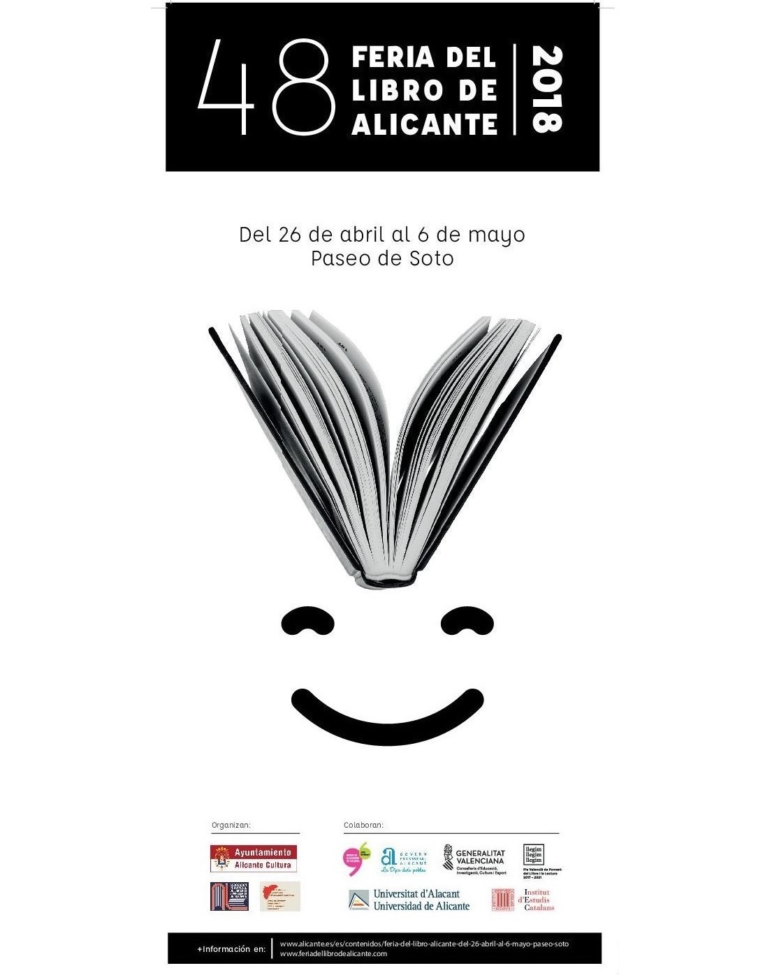 24 24 Uno de los carteles FERIA DEL LIBRO