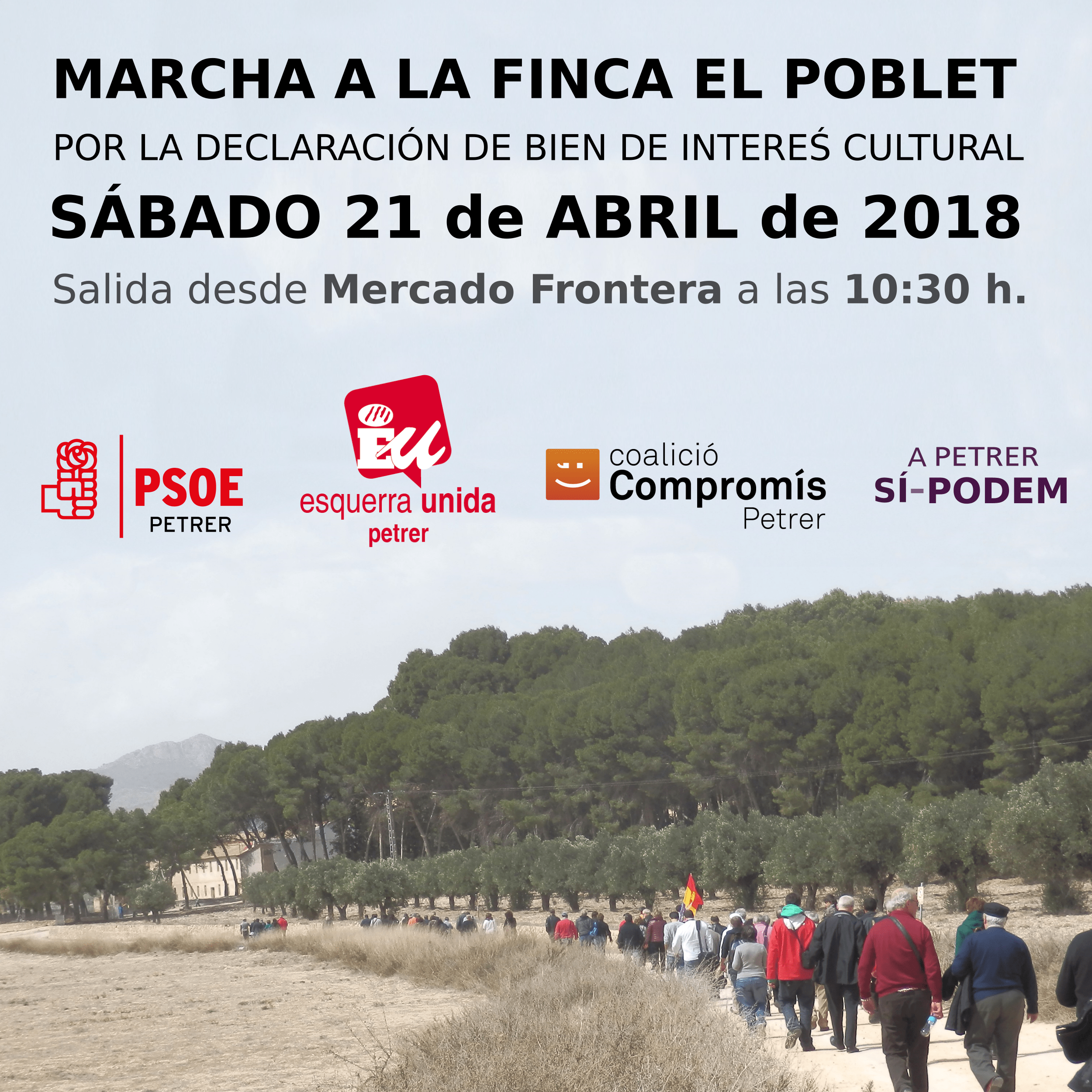 Cartel_marcha_El poblet_2018.png