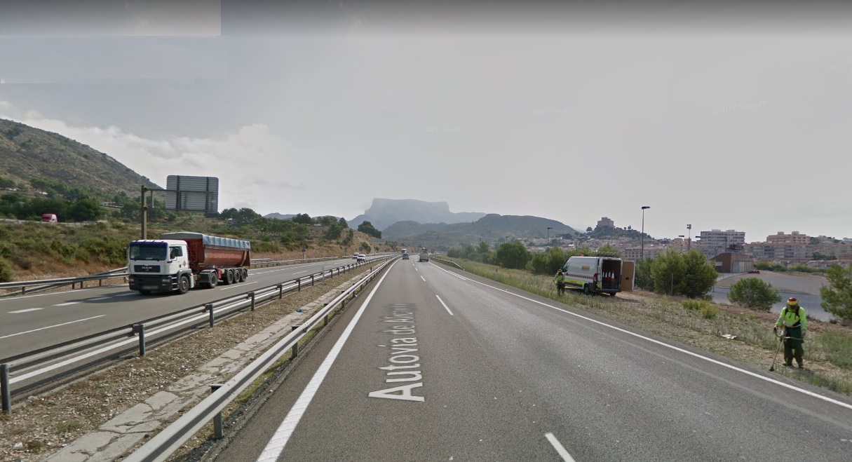 Petrer autovía camión