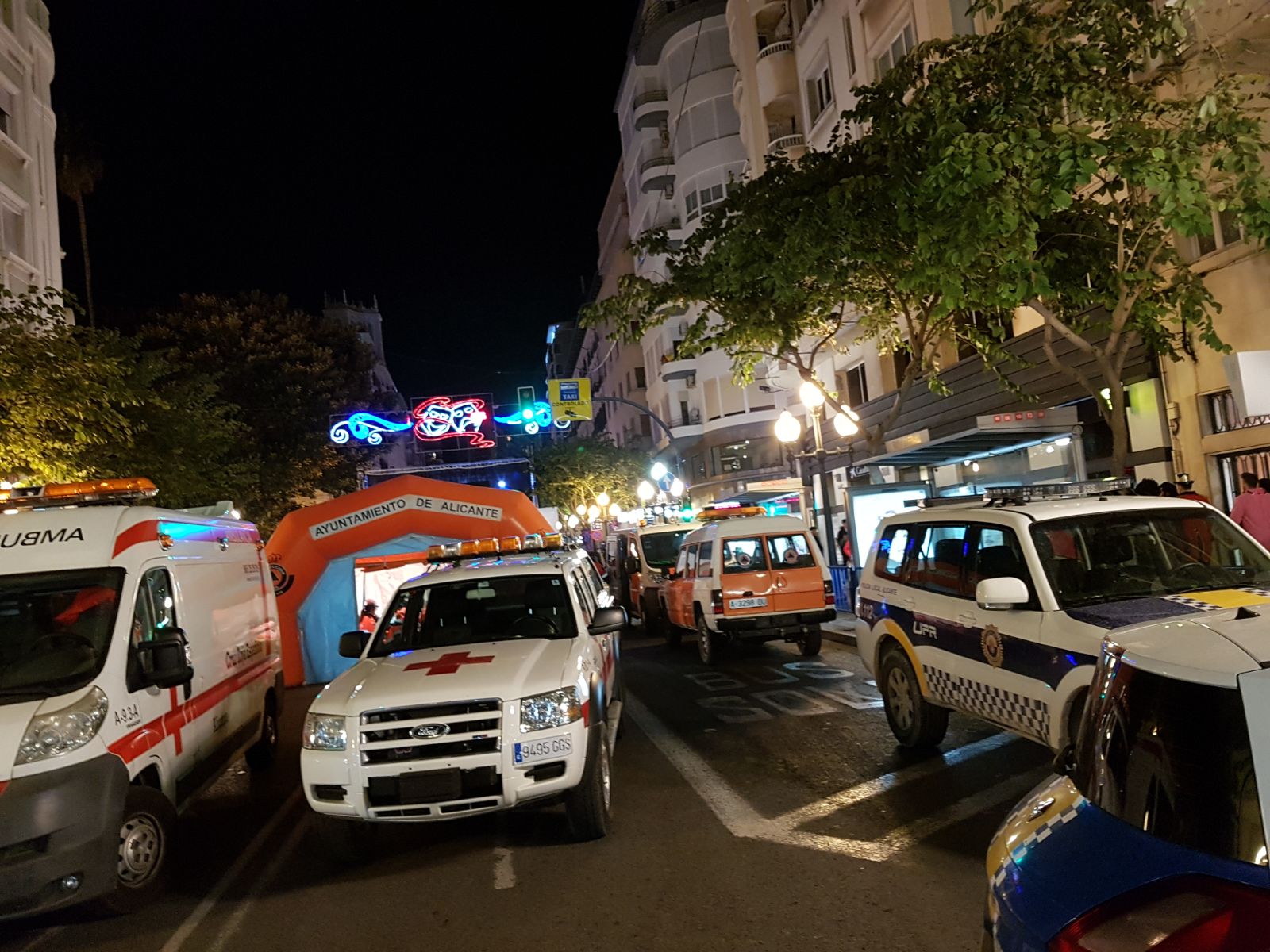 carnaval Alicante policía