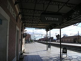 RENFE estación Villena tren