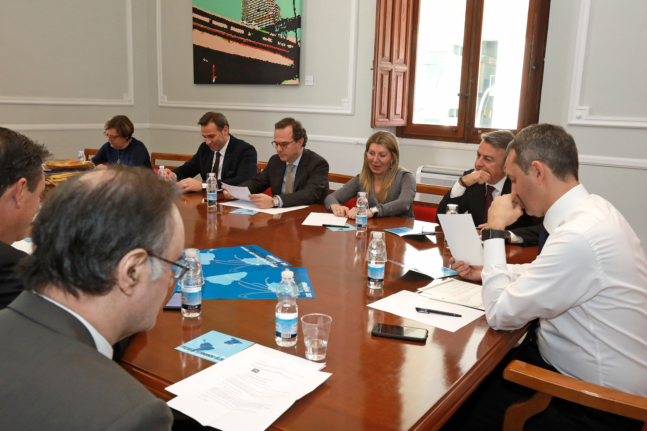 012918 Presidente preside la reunión de los Premios Fernando Albi prensa 4